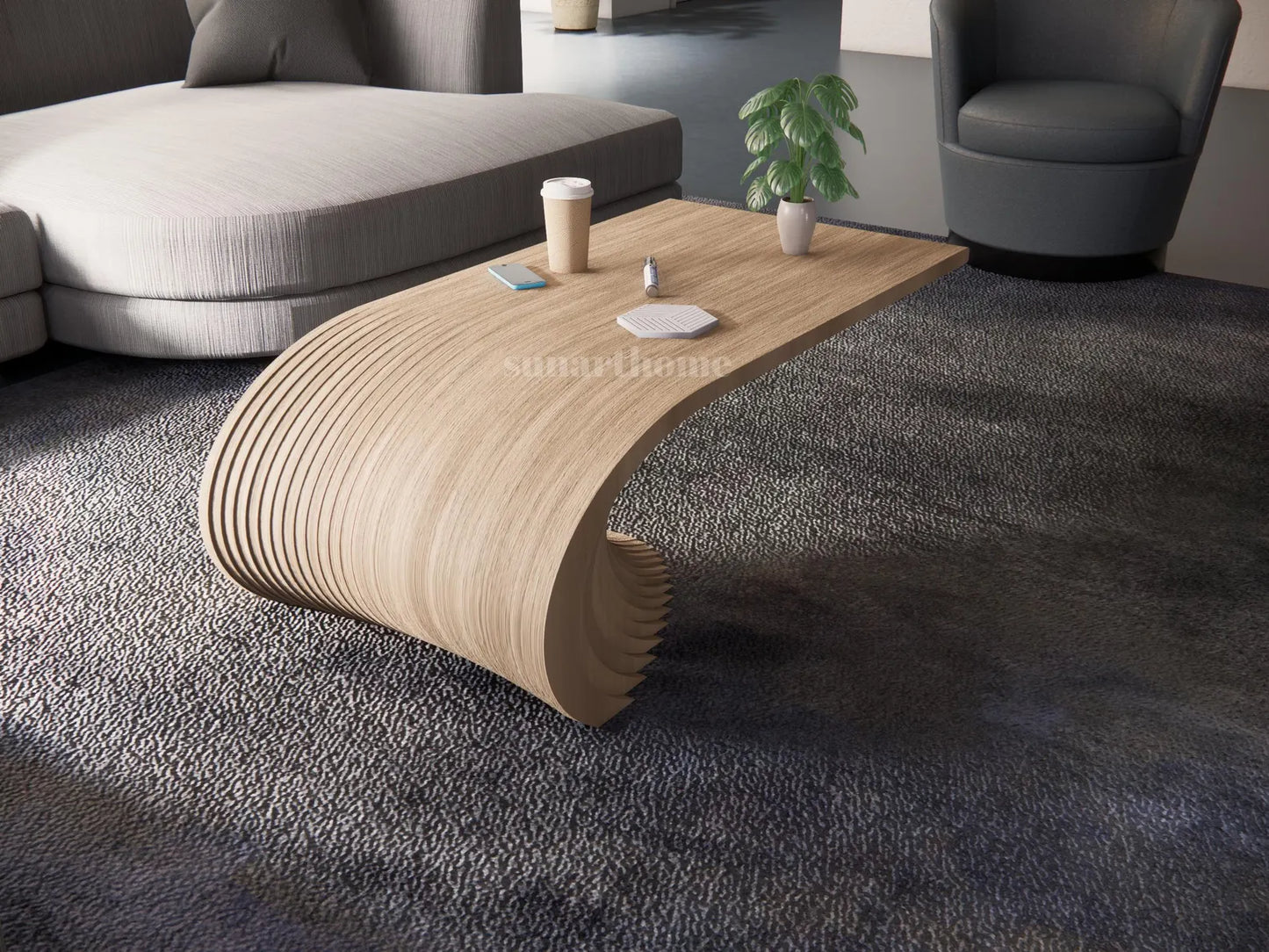 Beffano - Curved Orta Sehpa