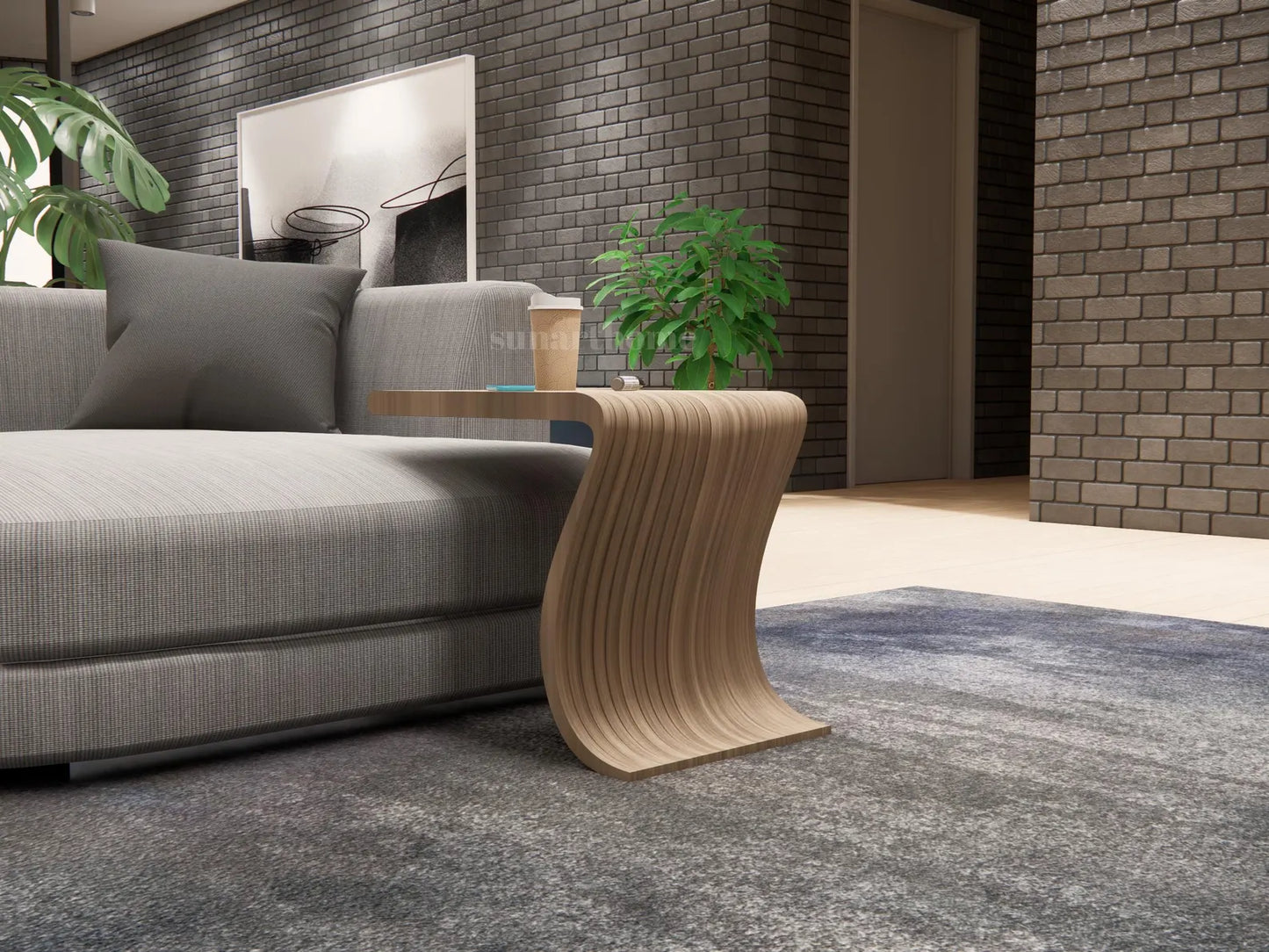 Beffano - Curved Sehpa