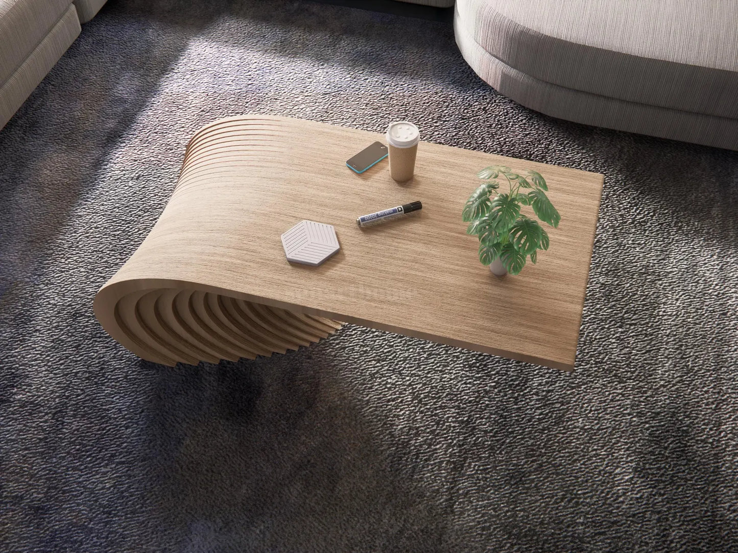 Beffano - Curved Orta Sehpa